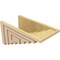 Ekena Millwork 10"W x 20"D x 10"H Wide Landon Rough Cedar Woodgrain TimberThane Corbel, Primed Tan CORUR10X20X10LANRCPR - alternate 3